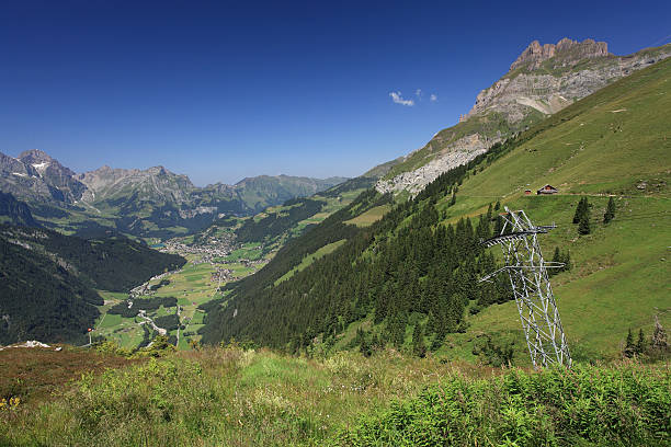 istock Looking down at Engelberg from Fuerenalp 178632860