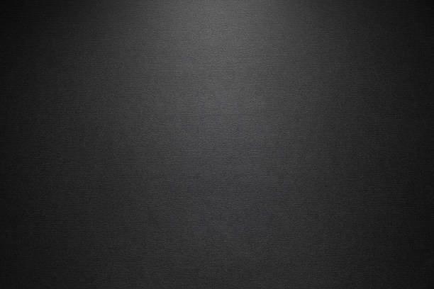 istock Fine black linen paper background with horizontal stripe texture. 178633084