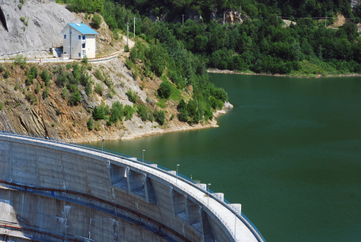 Big dam in western Romania