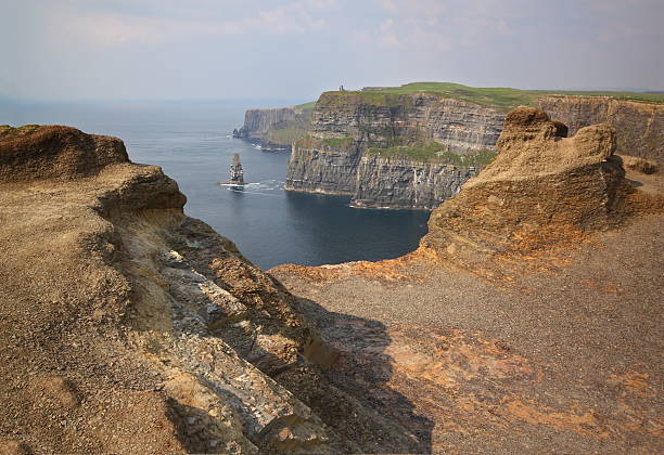 The Cliffs of Moher (Ireland) on a day of mist