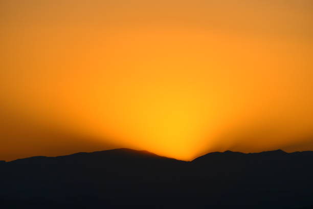 istock Sunset over the mountains behind the Leucate pond, Aude 1786338110