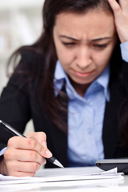 istock Worried businesswoman 178634181