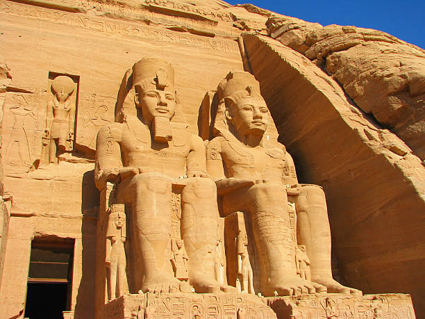 istock Front view of temple in Abu Simbel 178634468