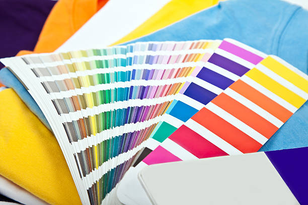 colorful t shirts and color scale