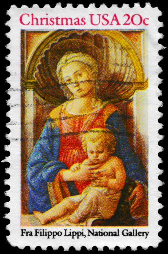Gent - The paint  of Holy Family in Saint Peter church from 19. cent.