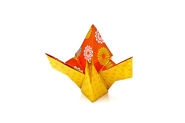 istock Origami Iwaizuru crane 178634986