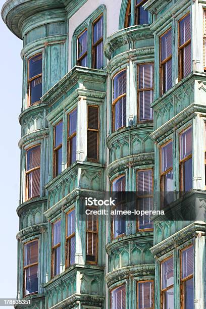 Cobber San Francisco Facade Stock Photo - Download Image Now - Abstract, Apartment, Architectural Feature