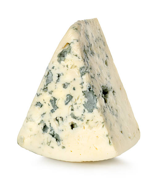 Blue cheese Blue cheese isolated on a white background roquefort cheese stock pictures, royalty-free photos & images