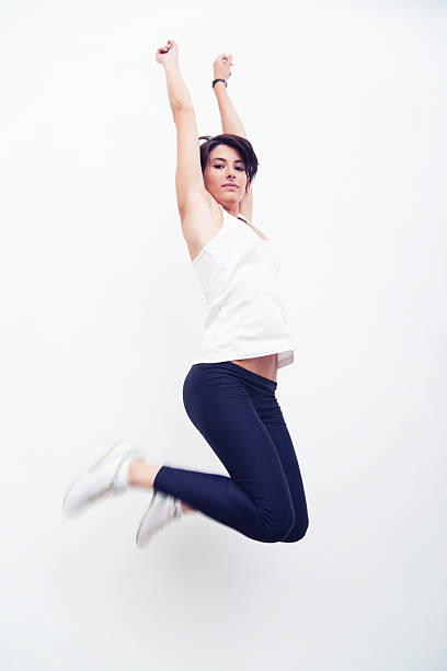 istock Fitness woman jumping 178636102