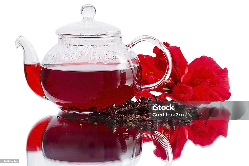 Hibiscus tea - Lizenzfrei Hibiskustee Stock-Foto