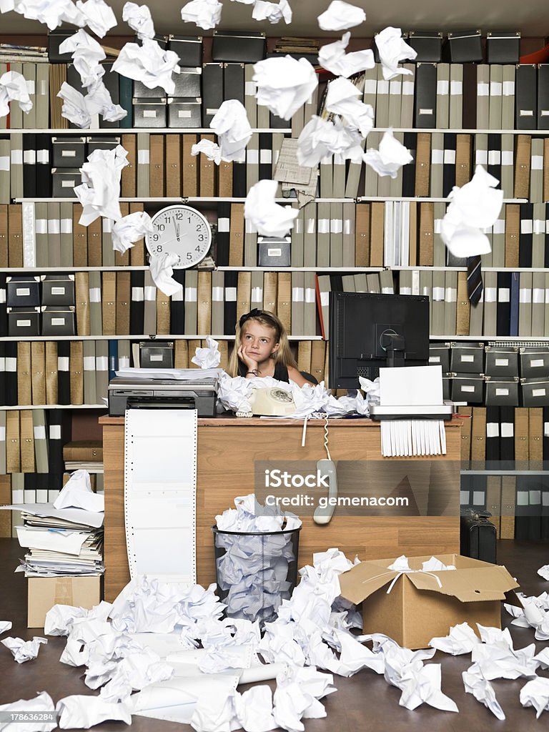 Joven Chica de negocios - Foto de stock de Oficina libre de derechos