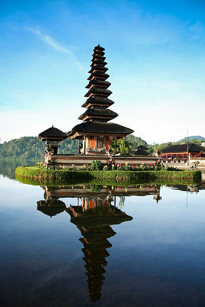 istock Lake Bratan Temple Bali Blue Dawn Sky 178636493