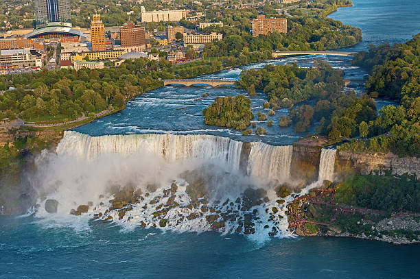 istock Aerial View on Niagara Falls from Skylon Tower 178636876