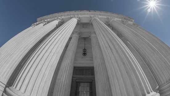 The United States Supreme Court on a Clear Day in Washington DC -