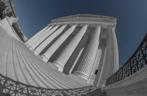 Greek columns of Pantheon - Paris