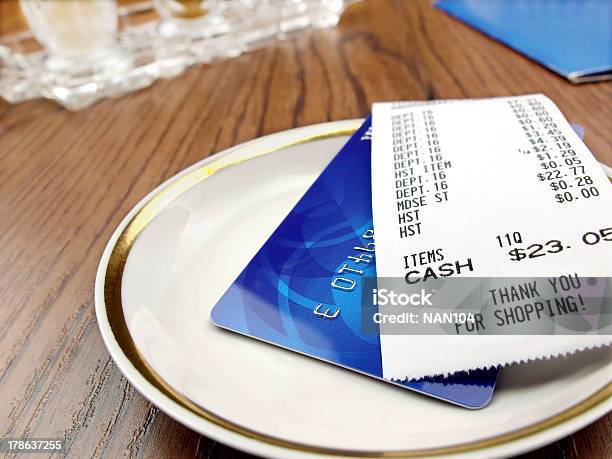 Paying Bill Stock Photo - Download Image Now - Credit Card, Financial Bill, Paid - Single Word