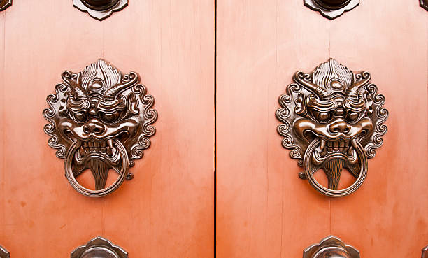 istock Chinese-style door handles. 178637295
