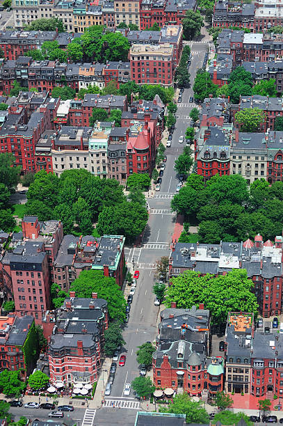 istock Boston Street aerial view 178637454