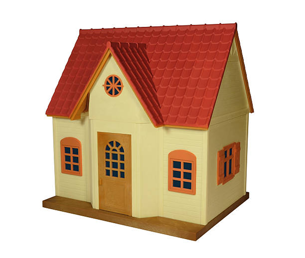 istock model house with red roof, isolated on white 178637586