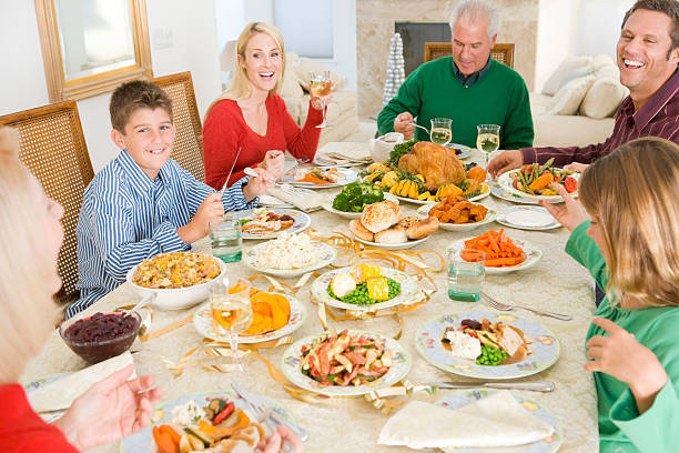 istock Family All Together At Christmas Dinner 178638104