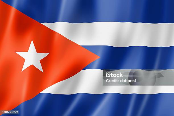 Bandeira Cubana - Fotografias de stock e mais imagens de América Latina - América Latina, As Américas, Azul