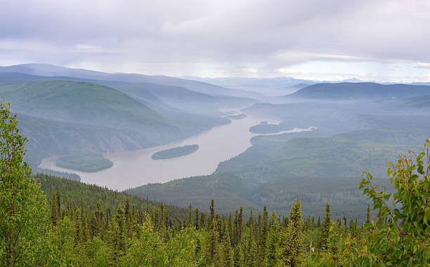 istock Misty morning on the Yukon River 178638484
