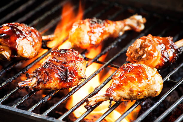 istock Chicken Legs On The Grill 178638906