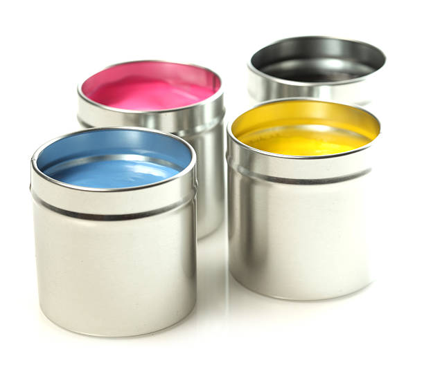 istock CMYK cans of paint 178639100