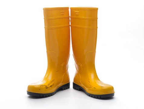 Yellow Rubber Boots