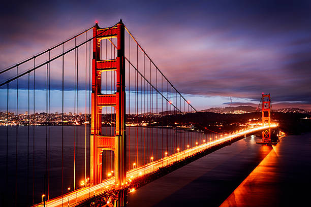 istock Night scene with Golden Gate Bridge 178639315