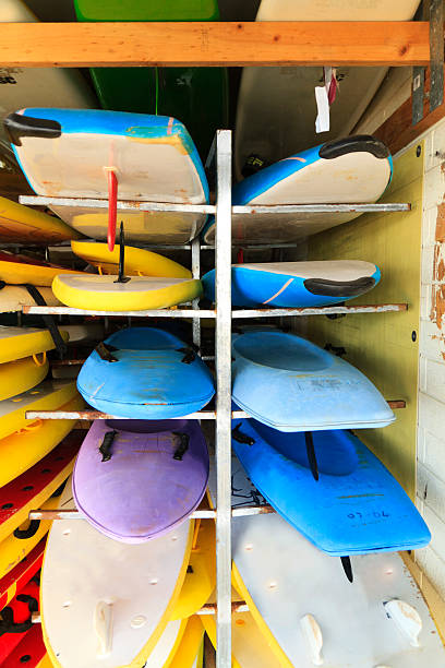 istock Rack of surfboards 178639881