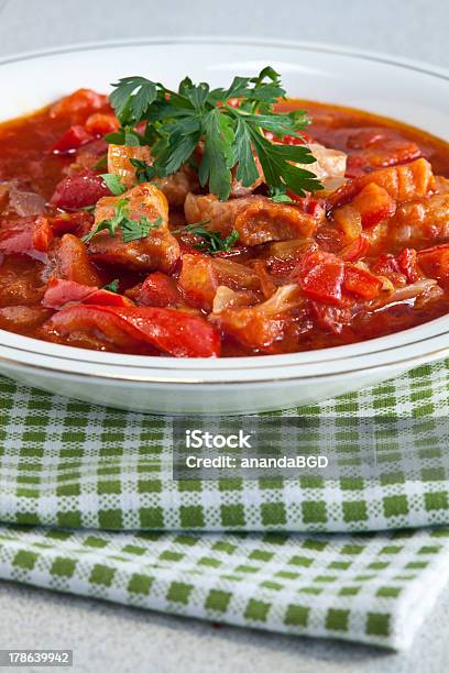 Stew Stock Photo - Download Image Now - Bacon, Bell Pepper, Cooked