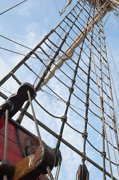 istock Rigging of an ancient sailing vessel 178639972