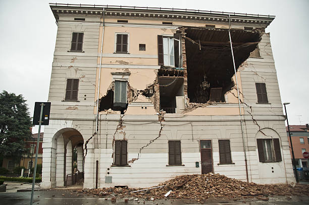 Terremoto in Italia - foto stock