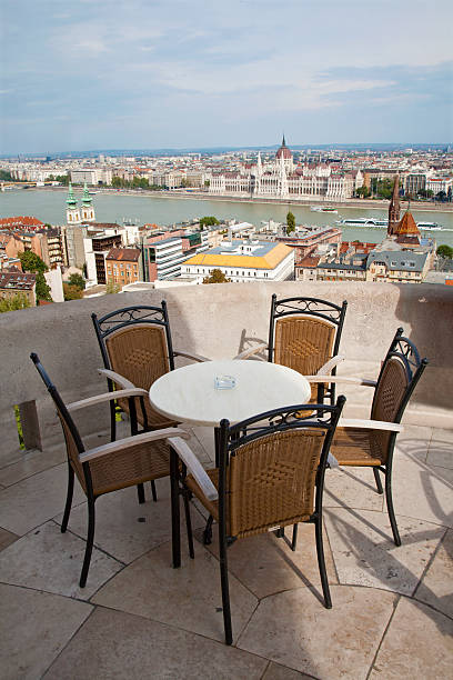 istock Budapest - outlook from walls to parliament 178640414