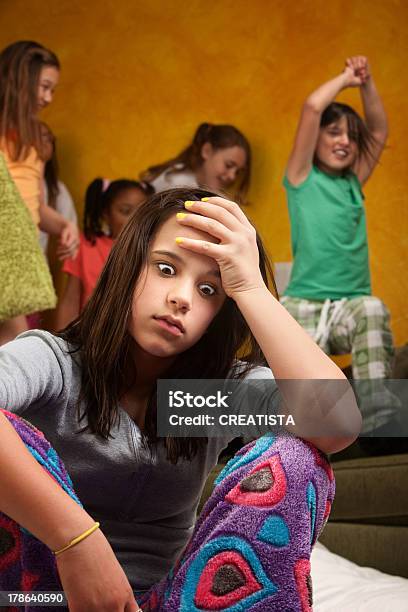 Overwhelmed Babysitter Stock Photo - Download Image Now - Impatient, Child, 14-15 Years