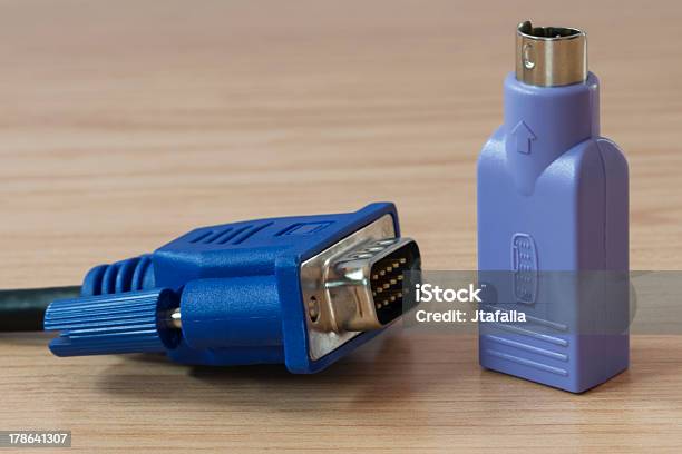 Computer Connectors Stock Photo - Download Image Now - BNC Connector, Computer Equipment, Computer Monitor