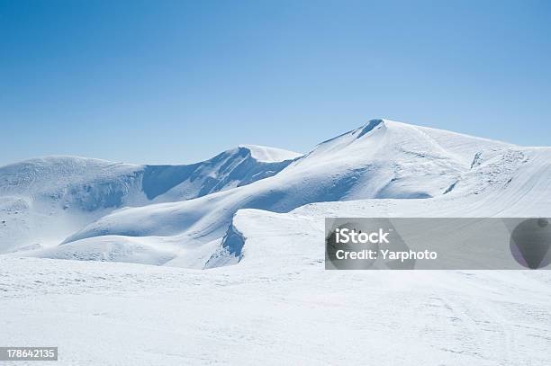 Mountains Of Snow Stock Photo - Download Image Now - Mountain, Snow, Landscape - Scenery