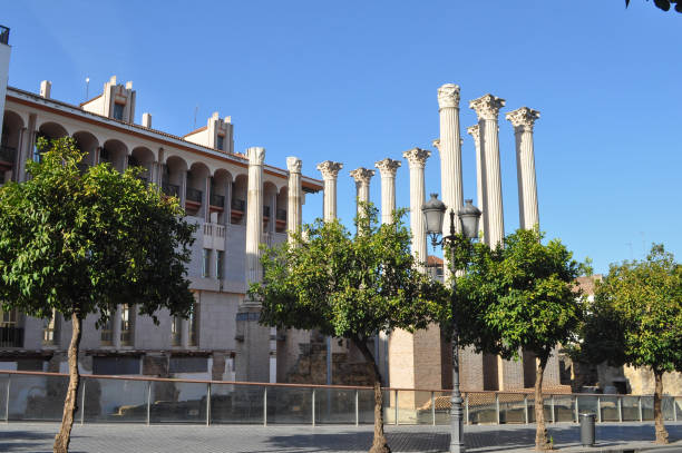 Templo Romano translation Roman Temple in Cordoba, Spain