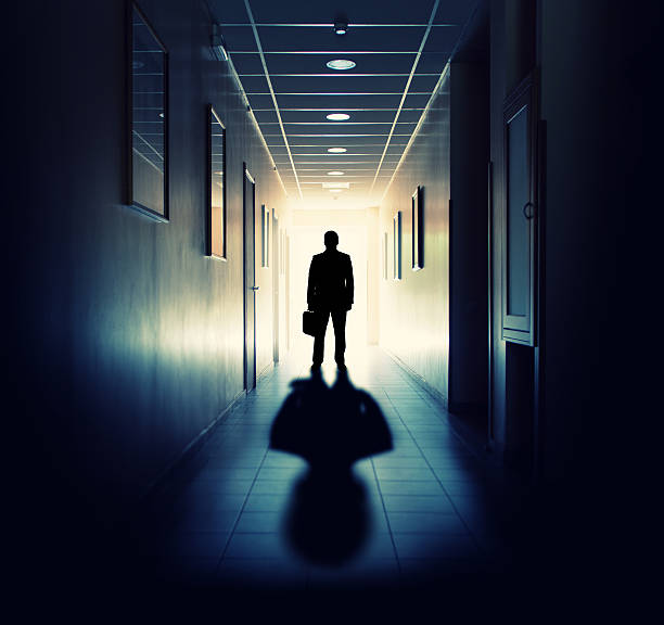 istock Silhouette of businessman 178642615