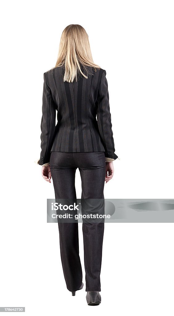 Andar businesswoman. vista de trás - Royalty-free Andar Foto de stock