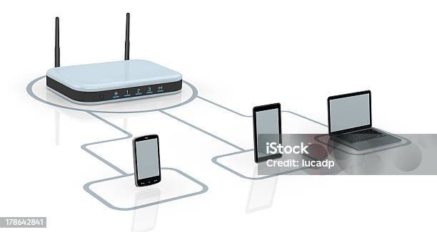 Concept Of Internet Network Stock Photo - Download Image Now - Communication, Computer, Computer Equipment