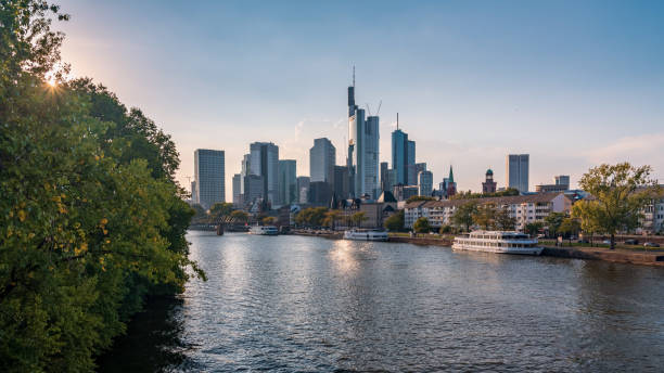 istock Financial and business district in Frankfurt am Main 1786439789