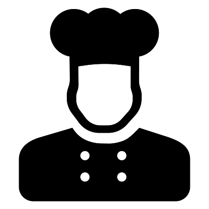 Illustration eines Kochs auf transparentem Hintergrund
