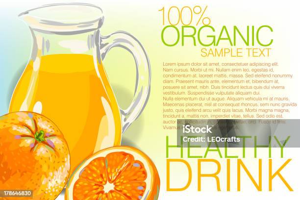 신선한 오렌지 주스 감귤류 과일에 대한 스톡 벡터 아트 및 기타 이미지 - 감귤류 과일, 건강한 식생활, 과일