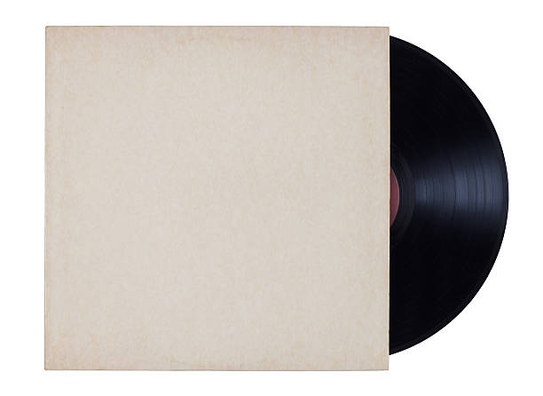 istock A vinyl record with a white sleeve on it 178647140