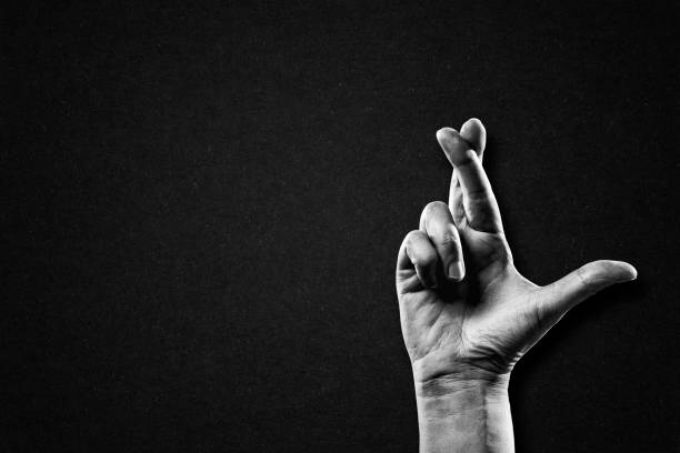 istock Hand with Crossed Fingers Sign 1786487583