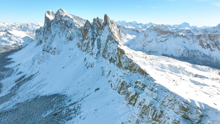 Seceda Italian Alps Dolomites Drone Footage