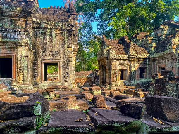 istock Preah Khan, Preah Khan Kampong Svay archaeological site, Angkor, Cambodia 1786520948