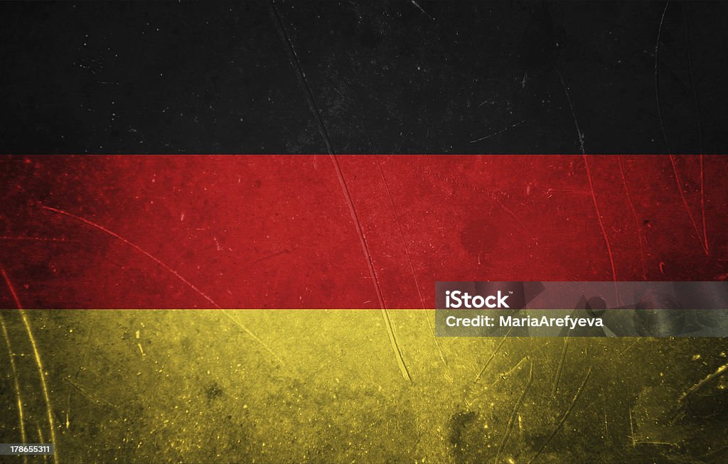 Гранж флаг Германии - Стоковые фото Без людей роялти-фри